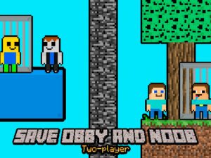 Save Obby and Noob Two players